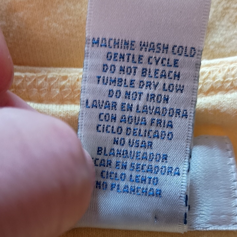 delicates Pale Yellow Mini Pocket Dress, Sz M - Picture 3 of 8